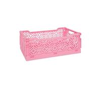 - Cagette Pliante Empilable "Arry" 31cm Rose