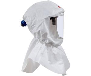 Cagoule légère 3M Versaflo Premium S655 kit de démarrage, y compris support de tête et joint de cou en textile, matériau : Web 24 matériau : Web 24 x1 morceau
