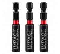 Cagrin Porte-embouts Magnétique de Haute Qualité, Tige Hexagonale 6,35 mm | Résistant aux Chocs Porte-embouts, Longueur 60 mm pour Applications Standard et à Impact, Compatible avec Bosch Makita