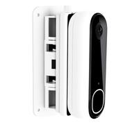 CaGuan Support de sonnette coudé (30° à 145°) pour sonnette vidéo Arlo 2K/HD -2ème génération, sans perçage, support de montage réglable, accessoires pour appartement, maison, bureau, kit de cale de