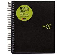 Cahier 100% Recyclé Nb-4 A5 120 Feuilles Polypropylène Couvertures Miquelrius 6039
