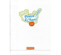Cahier Poésie et Chant piqué 8000 POLYPRO 24x32 cm 48 pages grands carreaux + uni 90 g - Incolore