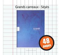 Cahier - 24x32(Cm) - Grands Carreaux - 48 Pages - Couverture En Carton - Sans Spirale - Clairefontaine - Calligraphe