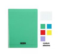 Cahier - 24x32(Cm) - Grands Carreaux - 48 Pages - Couverture En Polypro - Sans Spirale - Clairefontaine