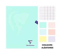 Cahier - 24x32(cm) - Grands carreaux - 96 pages - couverture en polypro - sans spirale - Clairefontaine