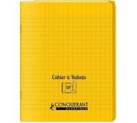 Cahier à rabats 24x32 96 pages Séyès Polypro jaune