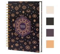 Cahier à spirale - Cahier ligné format collège 237 x 178 mm - Cahier à spirale règle collège - Journal de bureau - Cahier au format B5 pour travail et études - Papier épais de 100 g/m² - 200 pages