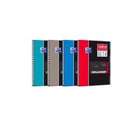 Cahier à spirale de 160 pages A4+ Seyès Etudiant Organiserbook Modèle aléatoire