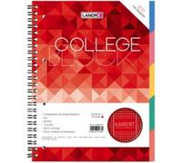 Landré Cahier à spirale avec intercalaires Format A4