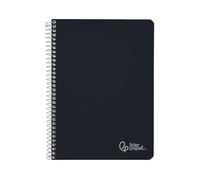 Cahier à spirale Liderpapel a4 witty couverture rigide 80h 90 g ligné horizontal avec marge de couleur noire