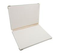 Cahier à Spirale Ligné pour Étudiants et Bureau, 29,5x22,5x2,8cm | Papier Épais sans Fuite D’Encre, Vert, Design Minimaliste Classique, pour Agendas, Stylos et Crayons
