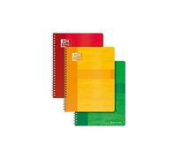 Cahier à spirale - OXFORD - 170 x 220 mm - 180 pages - Papier 90 g/m² - Grands carreaux Seyès