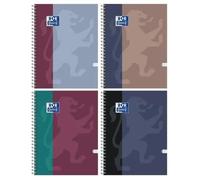 Cahier à spirales A4/100 feuilles, quadrillé Touch (5 pièces) OXFORD