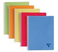 Cahier spirales Clairefontaine Linicolor - A4 21 x 29,7 cm - petits carreaux - 100 pages