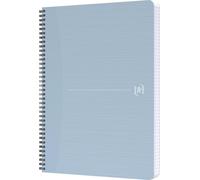 Cahier à spirales My Rec’Up - A4, 90 feuilles quadrillées, bleu ciel. Lot de 5