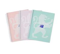 Cahier à spirales Pastel Oxford a5 - Lot de 3