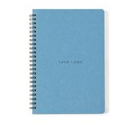 Cahier à spirales personnalisé avec paille de blé, respectueux de l'environnement, 80 pages unies, journal durable pour notes, croquis et utilisation quotidienne