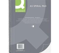 Cahier À Spirales - Q-Connect - Kf00258 - A5 - 80 Feuilles - Quadrillé 5x5 Mm