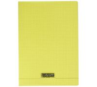 Calligraphe Cahier agrafé 18334C A4 21x29,7 cm 96 p. petits carreaux papier 90 g Jaune