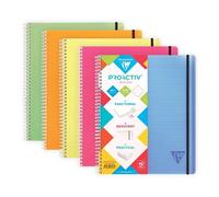 Cahier - A4+ - 22,5x29,7cm - Lignes - 160 Pages - Polypro - Proactiv'book - Clairefontaine