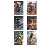 Cahier A4/40 feuilles quadrillées Teddy Bear (10 pièces) MAR MAR - MAR MAR
