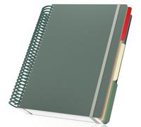Cahier A4 à carreaux de la marque Ibenzoa®, relié par spirale – dimensions : 23,5 x 29,8 cm, papier de 90 g, 240 pages (120 feuilles), quadrillage à carreaux de 5 mm, couverture souple