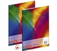 Baier & Schneider Brunnen 104492702 Cahier scolaire A4 (16 feuilles, ligné, avec bordure, ligné 27)