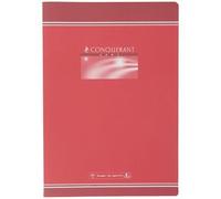 Cahier A4 - CONQUERANT - M-BUDGET - 96 pages - 70g - Grands carreaux Seyès