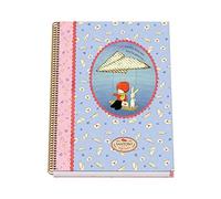 Cahier A4 Couverture rigide - 5 mm - Santoro "Poppi Loves" - Messenger