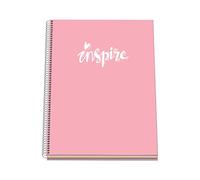 Cahier A4 - Dohe - Pastel - Rose