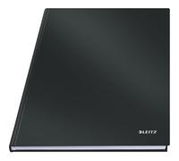 Cahier A4 Ligné,160 Pages,80 Feuilles De Papier Certifié Fsc 80 G/M²,Solide,Couverture Rigide Résistante Aux Rayures,Pour Le Bureau,L'école Ou Comme Agenda,Série Solid,Noir,46650095