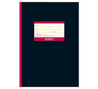 Cahier A4 ligné avec marge, 20 pages, 10 pièces, Herlitz 11338191 A carreaux