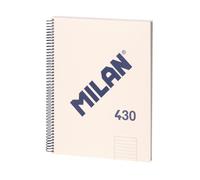 Cahier A4 - MILAN - 1918 - Couverture rigide - 80 feuilles - Papier ligné 95 g/m²