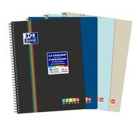 Cahier A4 Oxford Color System Petits Carreaux 180 Pages Modèle aléatoire Multicolore G