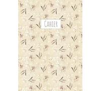 Cahier A4 Petits Carreaux: Fraîcheur Printanière - motif floral | 100 pages | 21 x 29,7 cm | papier carreaux 5x5 mm 90g | cahier scolaire ou de pixel art | convient aux enfants et adultes
