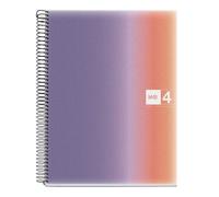 Cahier - A4 - Petits Carreaux - Spirale - 120 Pages - Couverture Polypro - Miquelrius