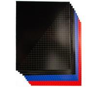 Cahier, A4, quadrillé 10 mm, assorti