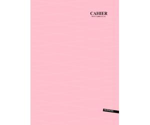 Cahier a4 Sans Spirale Petit Carreaux 180 Pages: Rose - Grand Format - 21 x 29.7 Cm - Couverture Souple - 90 Feuilles Sans Marge - Idéal pour L'école, Travail, Dessin, et ...