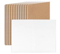 Cahier A5 en papier kraft, 12 pièces, ligné, format 21x14 cm