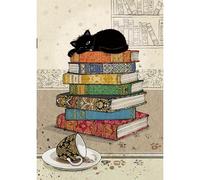 Cahier A5 Ligné Bug Art Chaton Livres