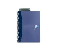 Cahier A5 - OXFORD - 100 pages - Petits carreaux - Couleur bleue - 14 8 x 21 cm