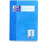 cahier, format A5, linéature 5/5 mm quadrillé,