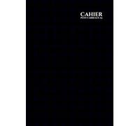 Cahier a5 Sans Spirale Petit Carreaux 200 Pages: Noir - Couverture Souple - Petit Format - 100 Feuilles Sans Marge - De Ecriture, Dessin et Brouillon - Idée Cadeau Pour Fille et Garçon.
