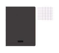 Cahier agrafé - CLAIREFONTAINE - 18640C - Noir - A4 - 96 pages grands carreaux