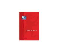 Cahier agrafé - OXFORD - 21 x 29,7 cm - Rouge - 44 pages - A4