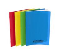 Cahier Agrafé Polypro Format 210X297 90G 96 Pages Seyes Coloris Assorties Conquérant Classique