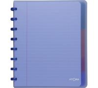 Cahier anneaux avec intercalaires Atoma Trendy 16,5 x 21 cm - ligné - 120 pages