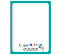 Cahier Ardoise Conquerant Classique Agrafe 170X220 48P 90G Seyes Aqua