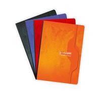 Cahier brochure souple dos toilé 7000 A4 288 pages grands carreaux 70 g - Assortis
