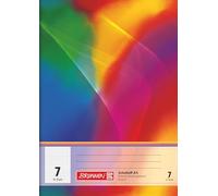Cahier Brunnen 104590702 - Format A5 (16 pages, quadrillées 7 mm, réglure 7)